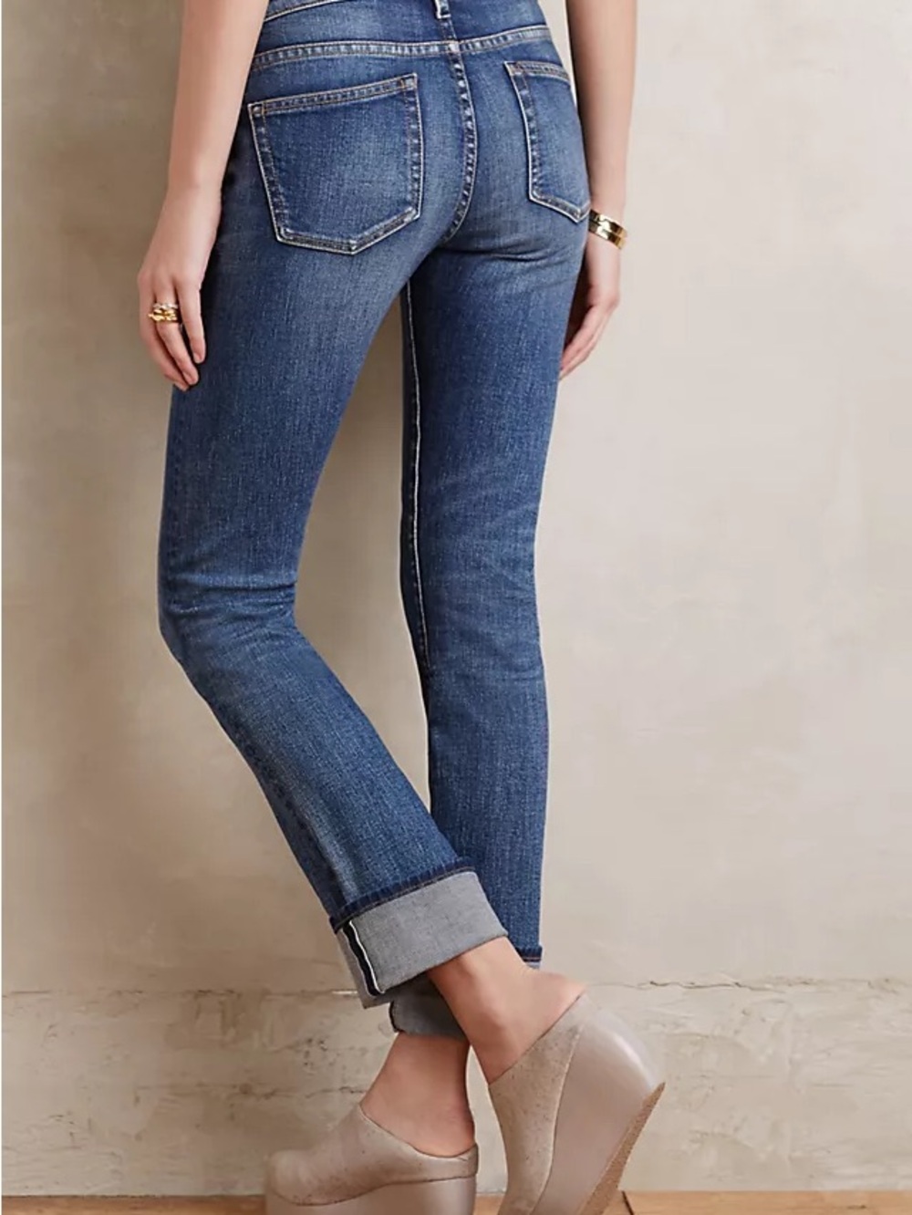 👖NWT PARALLEL PILCRO SELVAGE MID-RISE JEANS STRAIGHT FIT SIZE 29